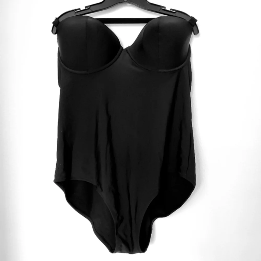 Old‎ Navy Women's Black Strapless Balconette One Piece Underwire Swimsuit XXL
